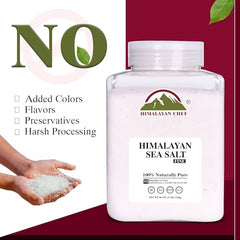 Himalayan Chef mineral-rich sea salt highlights a rich mineral profile