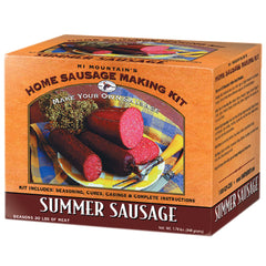 Hi Mountain Summer Sausage Kit casings enable easy at-home sausage making.