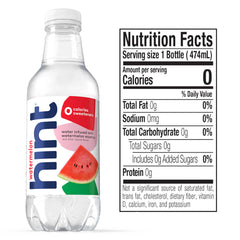 Hint Case of 12 bottles for home, work, or travel hydration.