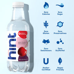 Hint Cherry pour into glass, refreshing taste without sugar