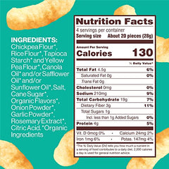 HIPPEAS hand reaching for chickpea puffs, ideal for on-the-go snacking