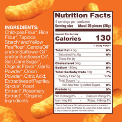 HIPPEAS Nacho Vibes puffs in a bag, crispy bite perfect for lunchboxes.