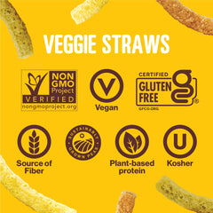 HIPPEAS Veggie Straws on-the-go bag for busy days.
