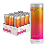 Hiyo Organic Social Tonic can with passion fruit and tangerine aroma for a tropical flavor lift.