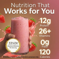 HMR 120 Shake strawberry with mix-ins ideas like fruit or coffee.