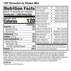 HMR 120 Shake strawberry single-serving cup for on-the-go nutrition.