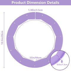 HOHUIGO two-pack shields provide reusable crust protection for pies.