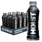 HOIST Black Cherry bottle front view for quick hydration.