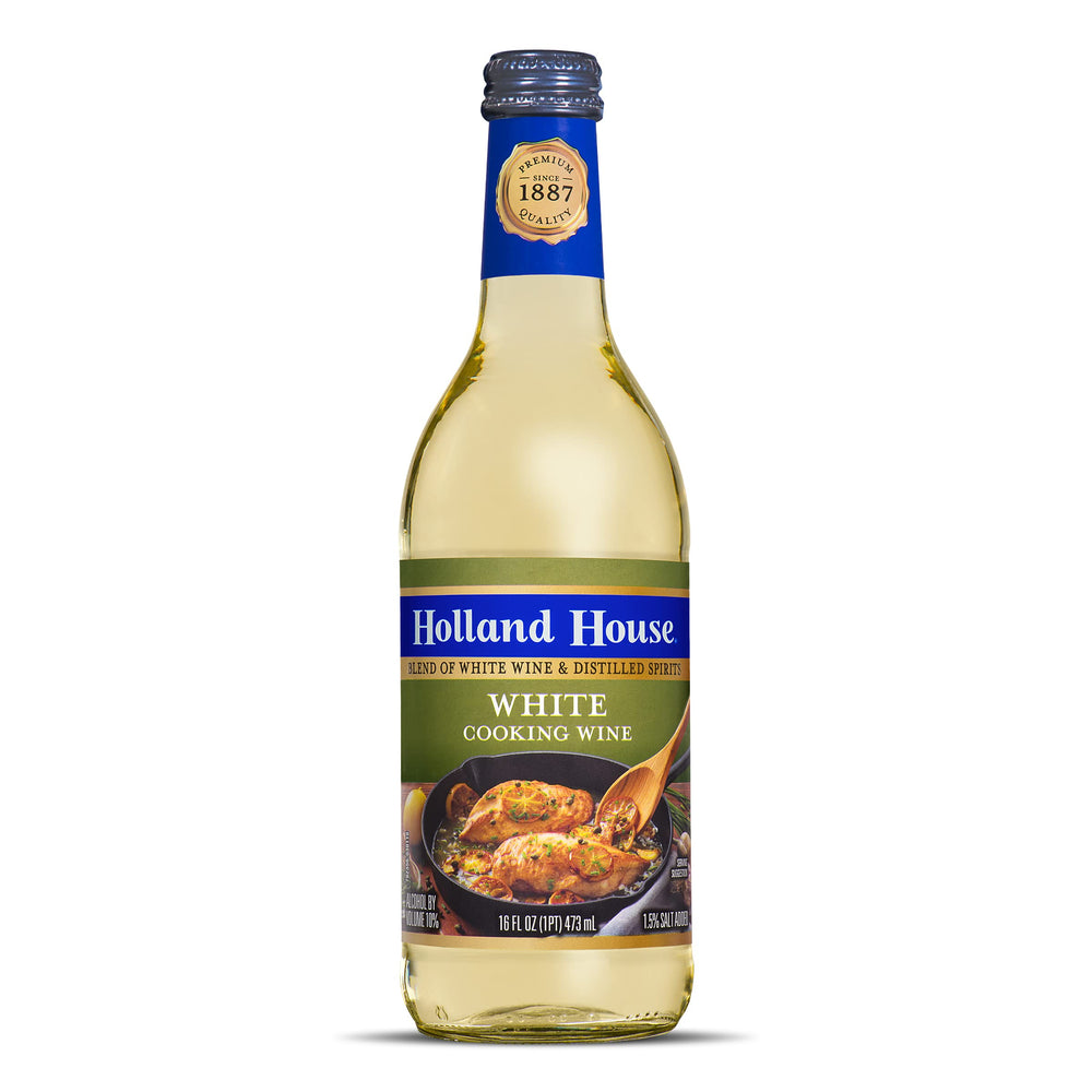 Holland House Cook Wine White bottle for versatile sauces and deglazing in everyday cooking.