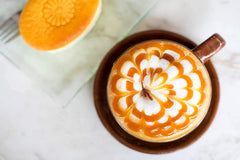 Dessert plate featuring Hollander Caramel Café Sauce caramel swirl