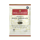 Hollander Masterpiece White Chocolate Powder bag front with premium clean-label packaging for baking