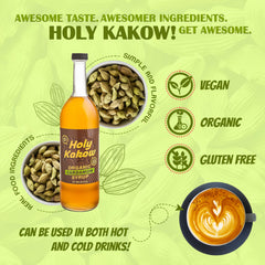 Holy Kakow Cardamom Syrup latte with creamy milk and spice
