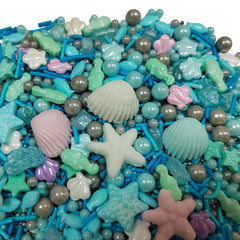 Homankit Ocean Sprinkles pearl sugar shimmer on desserts with festive appeal.