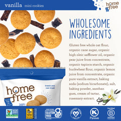 Individually wrapped Homefree cookies for convenient lunches and travel.
