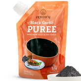 Homtiem Black Garlic Puree in stand-up pouch with spout for easy, leak-free use
