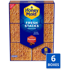 Honey Maid Cinnamon Fresh Stacks Grahams travel-friendly crackers for trips