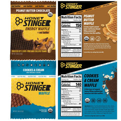 Honey Stinger Honey waffle pack offers quick natural energy on the move.