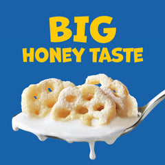 Spoonful of Honeycomb Cereal highlighting the crunchy texture.