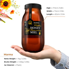 HONIGMA Marma Wildflower Honey pack-two jars as versatile pantry staple