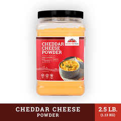 Hoosier Hill Farm Cheddar Cheese Powder creates a quick cheese sauce.