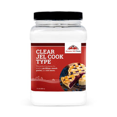 Hoosier Hill Farm Clear Jel Thickener packaging enables reliable thickening in recipes