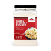 Hoosier Hill Farm White Cheddar Cheese Powder pack for pantry use with bold flavor