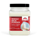 Hoosier Hill Farm Whole Milk Powder bottle for convenient, cream-rich cooking and drinking