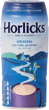 Horlicks Original Malt Pack 4x400g jars ready for family sharing and cozy evenings.