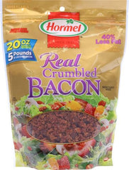 Hormel Premium Real Crumbled Bacon topping for a loaded baked potato.