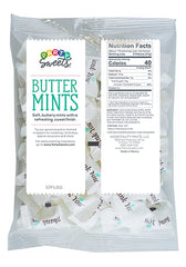 Hospitality Mints Party Sweets wrapper design highlighting themed decor for events.
