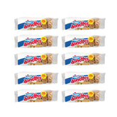 Hostess Crunch Donettes box front image highlights ready-to-snack coconut mini donuts.