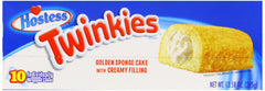 Hostess Twinkies wrapping pack, foil packaging keeping freshness on the go.