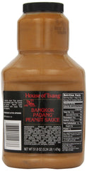 House of Tsang Bangkok Padang Peanut Sauce jar, ideal for salads, noodles, or dipping.