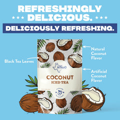 HTeAO Coconut Black Tea aroma balanced with bold African leaves.