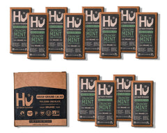 Hu Crunchy Mint chocolate bar, vegan and gluten-free, ideal for a refreshing snack