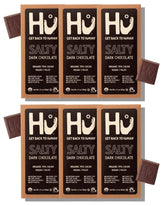 Hu Chocolate Bars 6-pack with fleur de sel for bold flavor pairing.