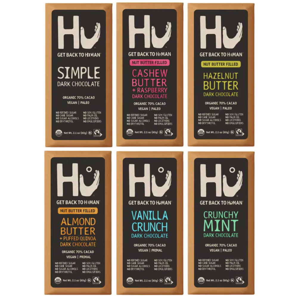 HU Simple flavor chocolate bar for a quick, clean indulgence.