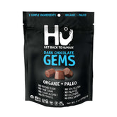 Hu Gems chocolate chips hexagonal shape enhances cookies with rich cocoa