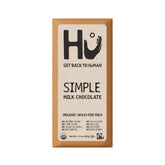 Hu Simple Milk Chocolate Bar packaging highlights clean ingredients for transparency and trust