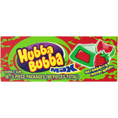 Hubba Bubba big bubbles encouraged for playful bubble-blowing.