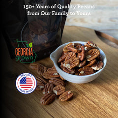 Hudson Pecan Company shelled halves with buttery texture for recipes
