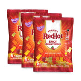 HUER Frank’s RedHot gummy bears coated in seasoning for bold heat and fruity sweetness.