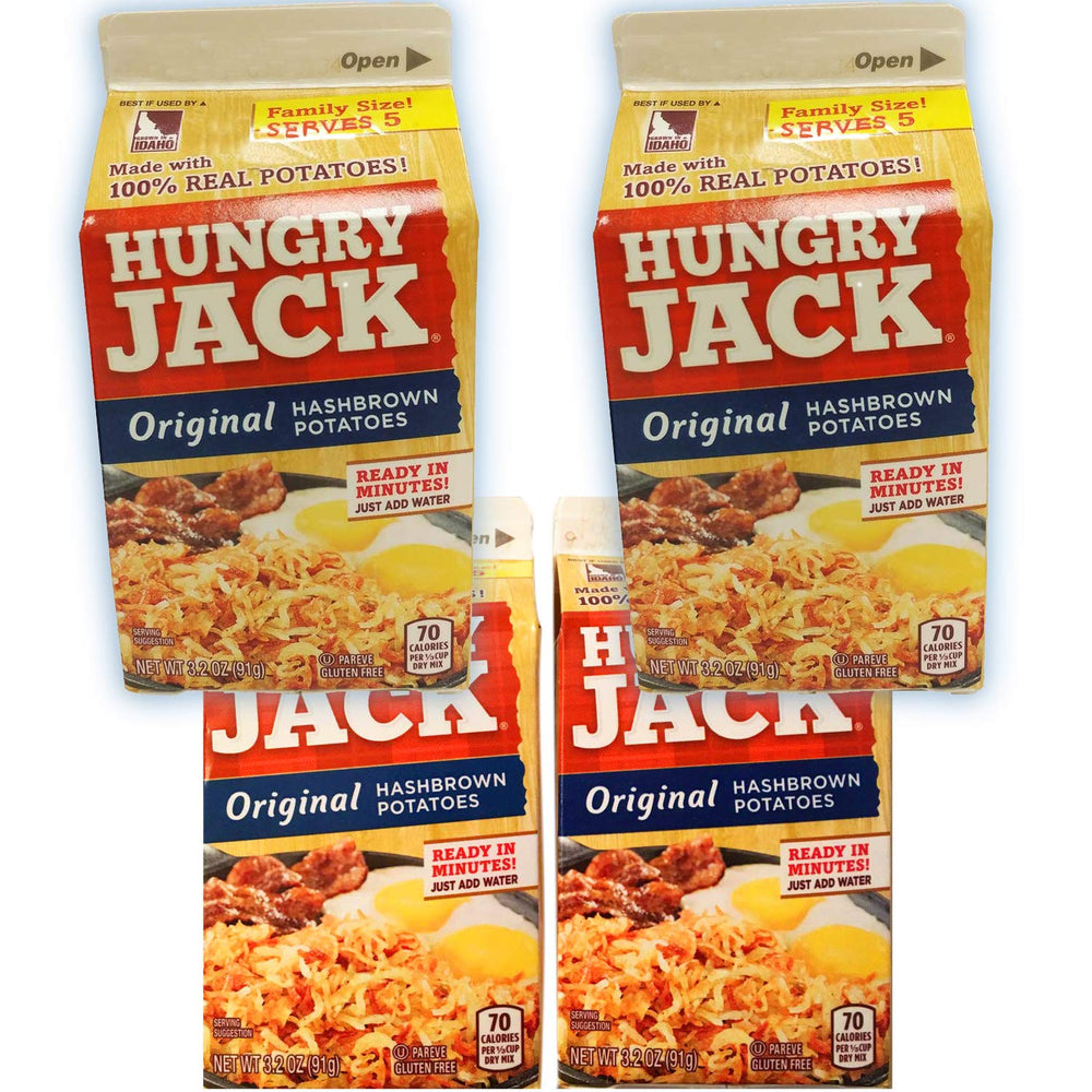 Hungry Jack hash brown packs for quick meals and easy prep.