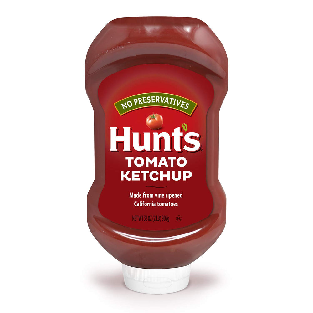Hunt's Tomato Ketchup 32 oz squeeze bottle ready for family meals