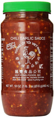 Huy Fong Chili Garlic sauce bottle ready to elevate meals.