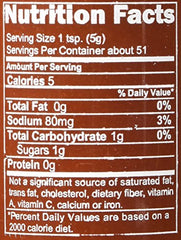 Sriracha label close-up with Huy Fong rooster and chili blend