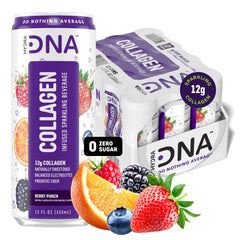 HYDRADNA Sparkling Berry Punch can for on-the-go hydration and refreshment