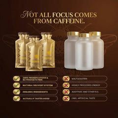 HYVE Mind Functional Honey raw cacao detail highlights mood-boosting notes.