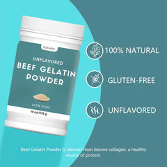 Hznxolrc gelatin powder unflavored thickening sauces and dressings with neutral taste