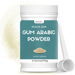 Hznxolrc Gum Arabic powder packaging showcases purity and convenience